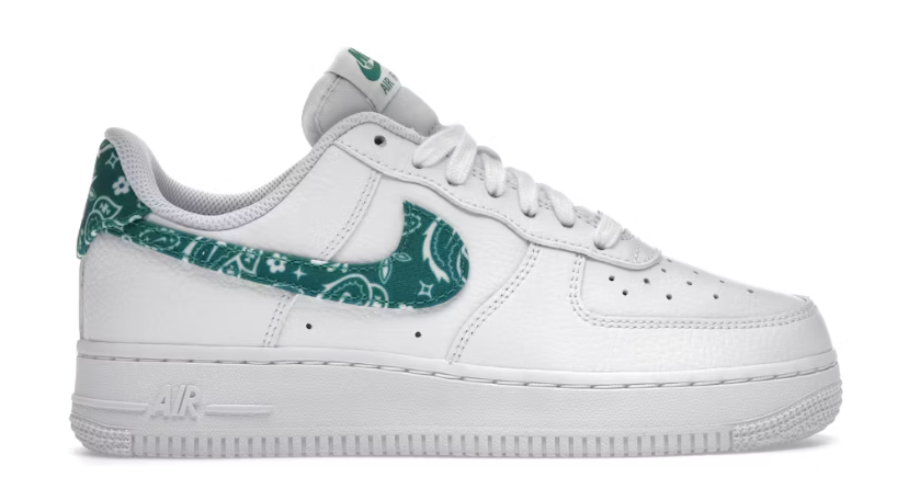 Nike Air Force 1 Low '07 Essential White Green Paisley (Women's)