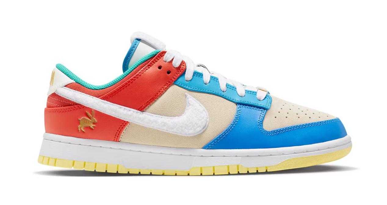 Nike Dunk Low Retro PRM Year of the Rabbit Blue Orange Cream