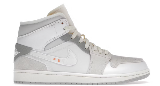 Jordan 1 Mid SE Craft Inside Out White Grey