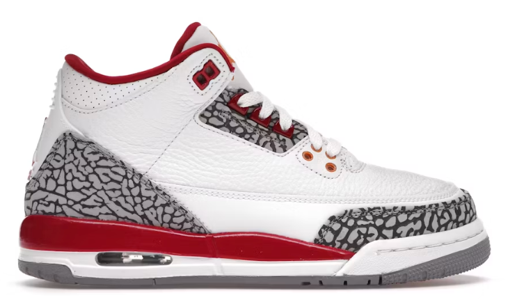 Jordan 3 Retro Cardinal (GS)