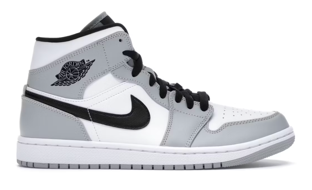 Jordan 1 Mid Light Smoke Grey