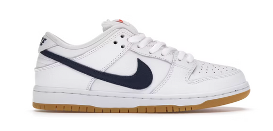 Nike SB Dunk Low Orange Label White Navy