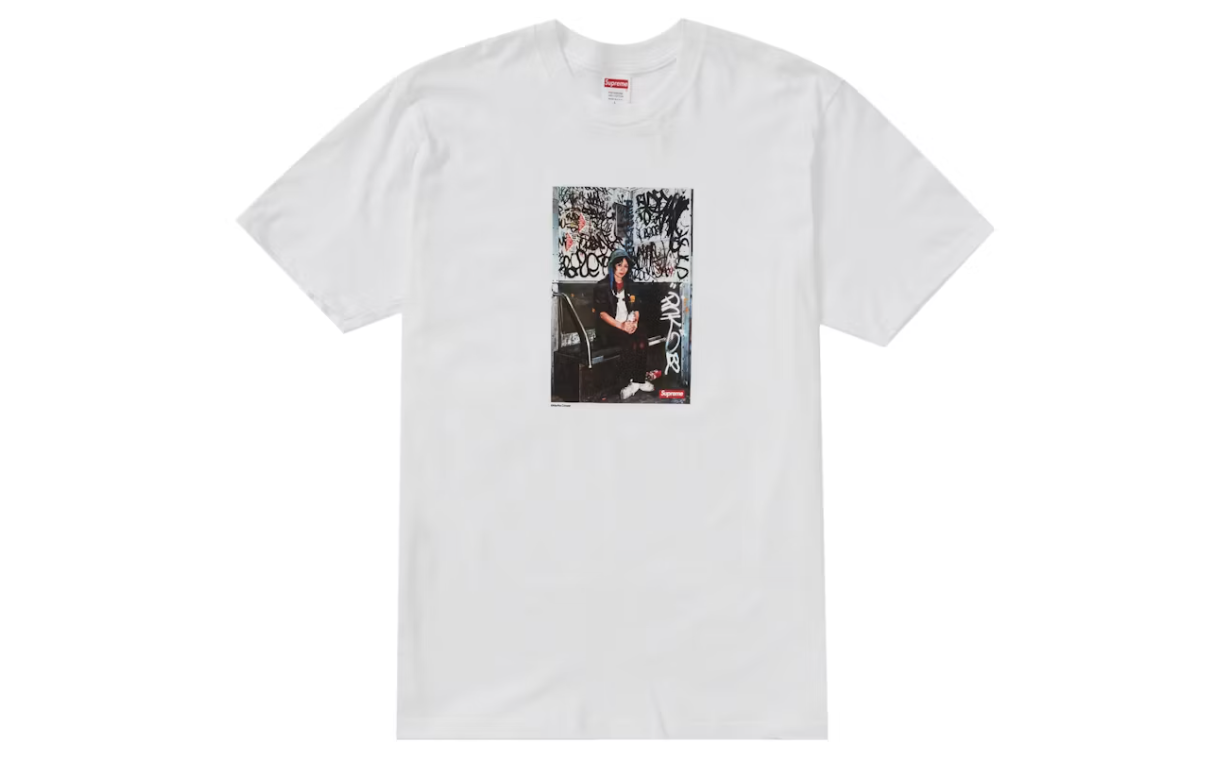 Supreme Lady Pink Tee White