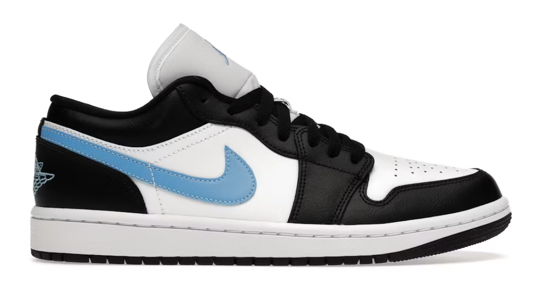 Jordan 1 Low Black University Blue White (Women's)