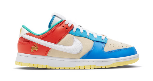 Nike Dunk Low Retro PRM Year of the Rabbit Blue Orange Cream