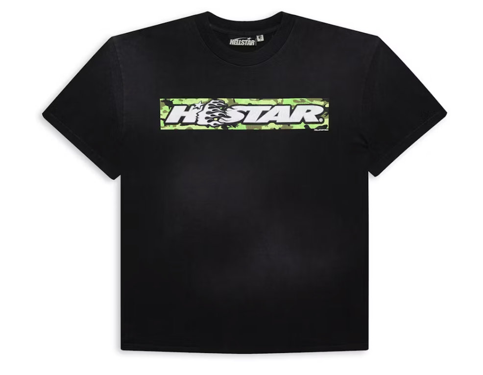 Hellstar Box Logo T-Shirt Green